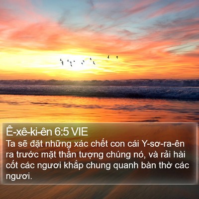 Ê-xê-ki-ên 6:5 VIE Bible Verse Image