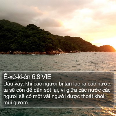 Ê-xê-ki-ên 6:8 VIE Bible Verse Image