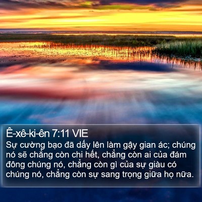 Ê-xê-ki-ên 7:11 VIE Bible Verse Image