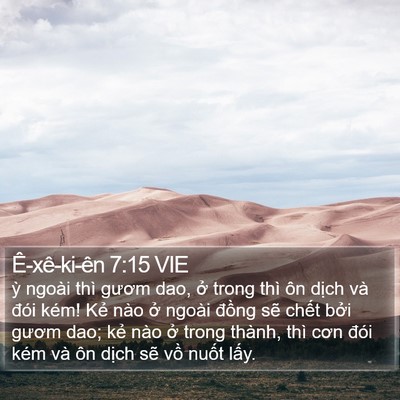 Ê-xê-ki-ên 7:15 VIE Bible Verse Image