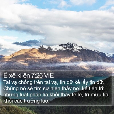 Ê-xê-ki-ên 7:26 VIE Bible Verse Image