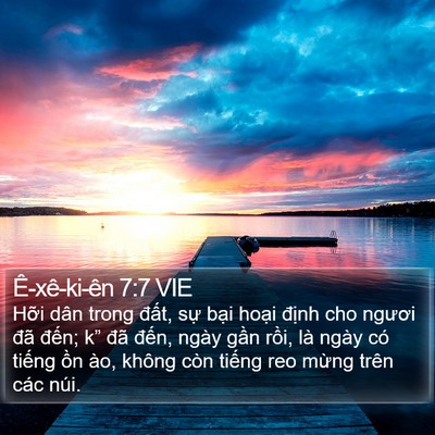 Ê-xê-ki-ên 7:7 VIE Bible Verse Image