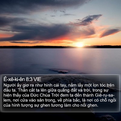 Ê-xê-ki-ên 8:3 VIE Bible Verse Image