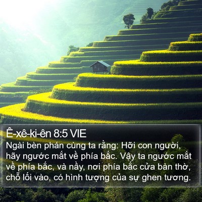 Ê-xê-ki-ên 8:5 VIE Bible Verse Image