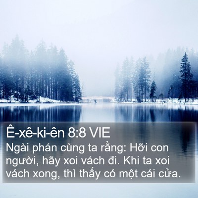Ê-xê-ki-ên 8:8 VIE Bible Verse Image