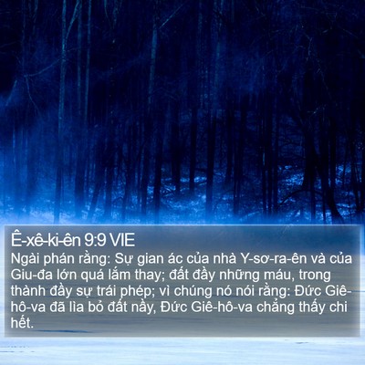 Ê-xê-ki-ên 9:9 VIE Bible Verse Image