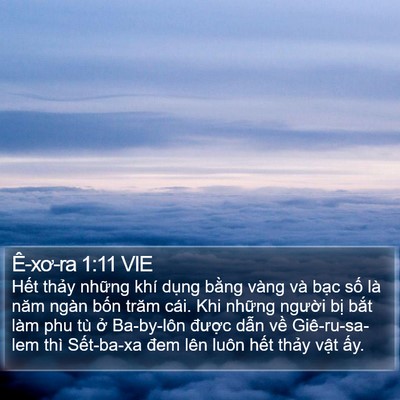 Ê-xơ-ra 1:11 VIE Bible Verse Image