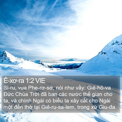 Ê-xơ-ra 1:2 VIE Bible Verse Image