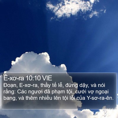 Ê-xơ-ra 10:10 VIE Bible Verse Image