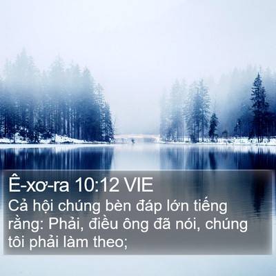 Ê-xơ-ra 10:12 VIE Bible Verse Image