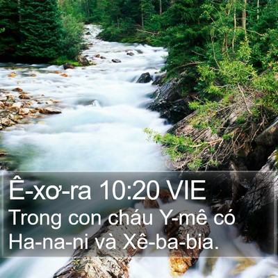 Ê-xơ-ra 10:20 VIE Bible Verse Image