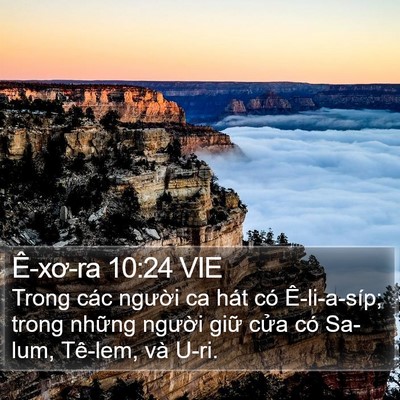Ê-xơ-ra 10:24 VIE Bible Verse Image