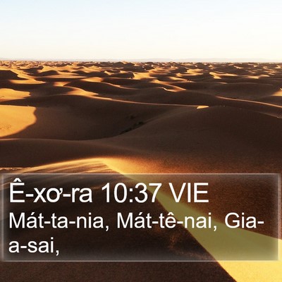 Ê-xơ-ra 10:37 VIE Bible Verse Image