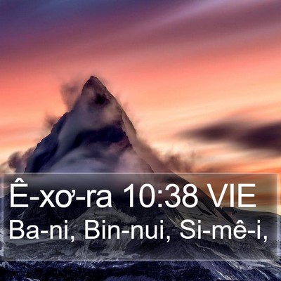 Ê-xơ-ra 10:38 VIE Bible Verse Image