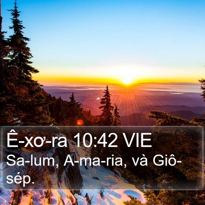 Ê-xơ-ra 10:42 VIE Bible Verse Image