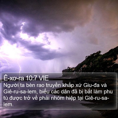 Ê-xơ-ra 10:7 VIE Bible Verse Image