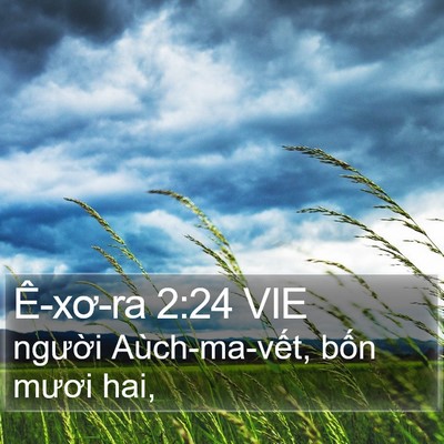 Ê-xơ-ra 2:24 VIE Bible Verse Image