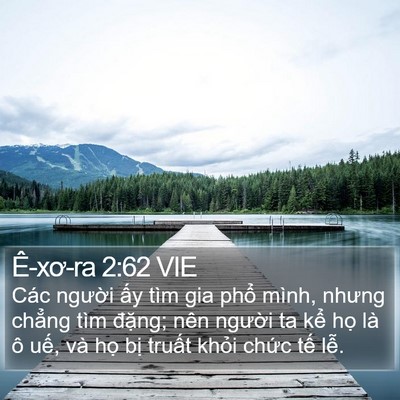 Ê-xơ-ra 2:62 VIE Bible Verse Image