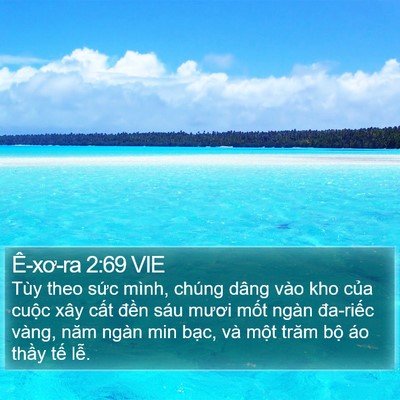 Ê-xơ-ra 2:69 VIE Bible Verse Image