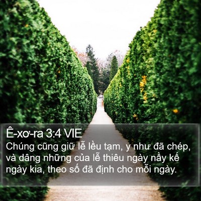 Ê-xơ-ra 3:4 VIE Bible Verse Image