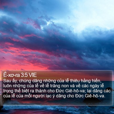 Ê-xơ-ra 3:5 VIE Bible Verse Image