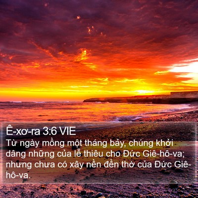 Ê-xơ-ra 3:6 VIE Bible Verse Image