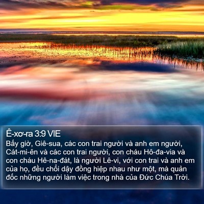 Ê-xơ-ra 3:9 VIE Bible Verse Image