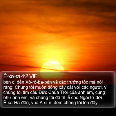 Ê-xơ-ra 4:2 VIE Bible Verse Image