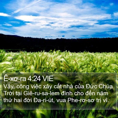 Ê-xơ-ra 4:24 VIE Bible Verse Image