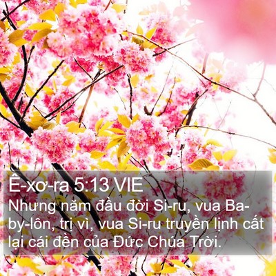 Ê-xơ-ra 5:13 VIE Bible Verse Image