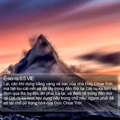 Ê-xơ-ra 6:5 VIE Bible Verse Image