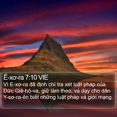 Ê-xơ-ra 7:10 VIE Bible Verse Image