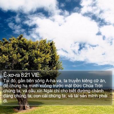 Ê-xơ-ra 8:21 VIE Bible Verse Image