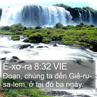 Ê-xơ-ra 8:32 VIE Bible Verse Image