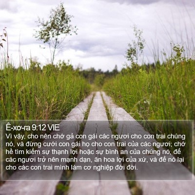 Ê-xơ-ra 9:12 VIE Bible Verse Image
