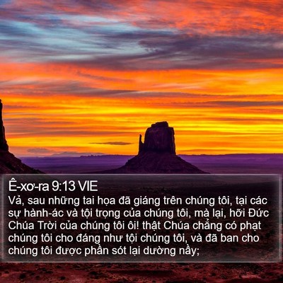 Ê-xơ-ra 9:13 VIE Bible Verse Image