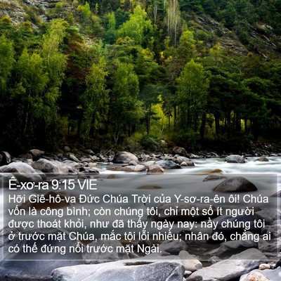 Ê-xơ-ra 9:15 VIE Bible Verse Image