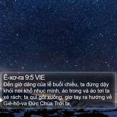 Ê-xơ-ra 9:5 VIE Bible Verse Image