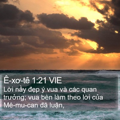 Ê-xơ-tê 1:21 VIE Bible Verse Image