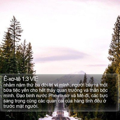 Ê-xơ-tê 1:3 VIE Bible Verse Image