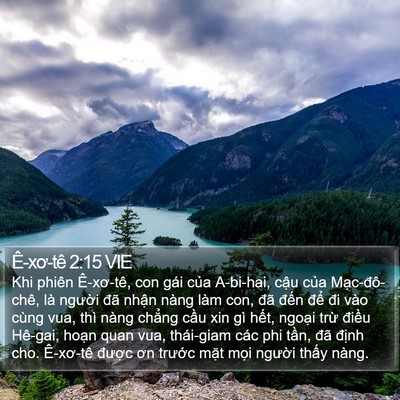 Ê-xơ-tê 2:15 VIE Bible Verse Image