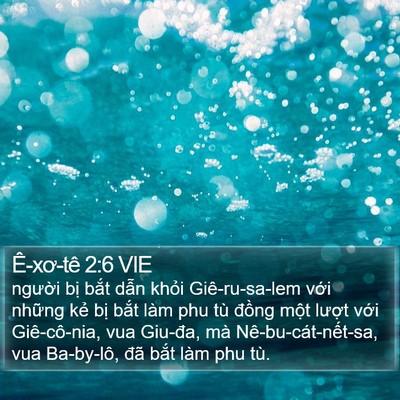Ê-xơ-tê 2:6 VIE Bible Verse Image