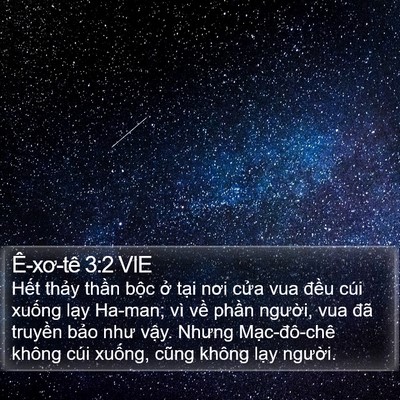 Ê-xơ-tê 3:2 VIE Bible Verse Image