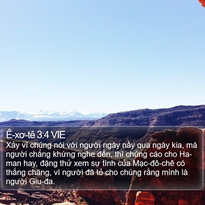 Ê-xơ-tê 3:4 VIE Bible Verse Image