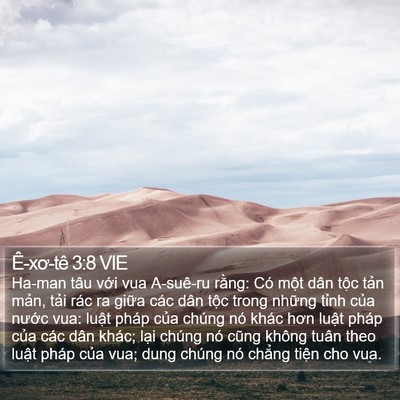 Ê-xơ-tê 3:8 VIE Bible Verse Image