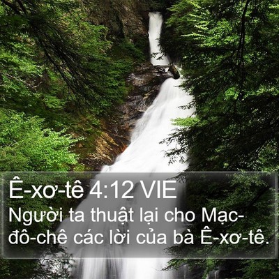 Ê-xơ-tê 4:12 VIE Bible Verse Image