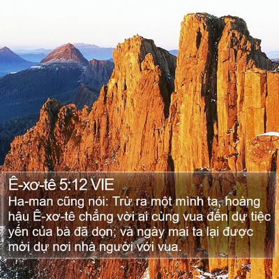 Ê-xơ-tê 5:12 VIE Bible Verse Image