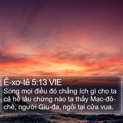 Ê-xơ-tê 5:13 VIE Bible Verse Image