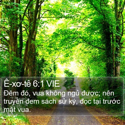 Ê-xơ-tê 6:1 VIE Bible Verse Image