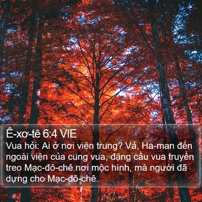 Ê-xơ-tê 6:4 VIE Bible Verse Image
